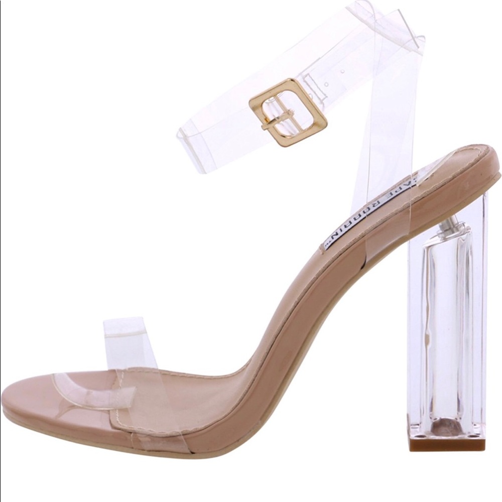 The ICONIC Cape Robbin clear “Maria” Heels